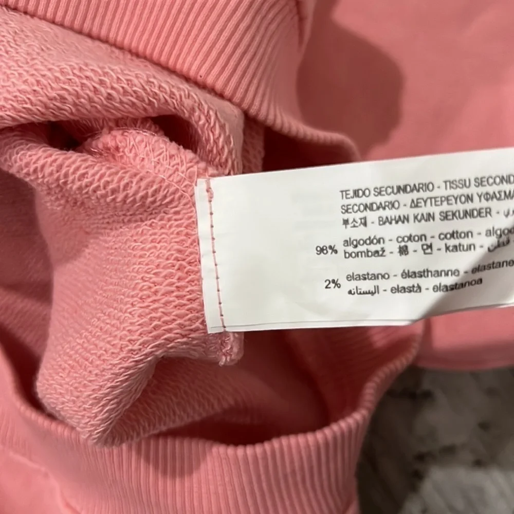 Zara Pink Printed Sweatshirt